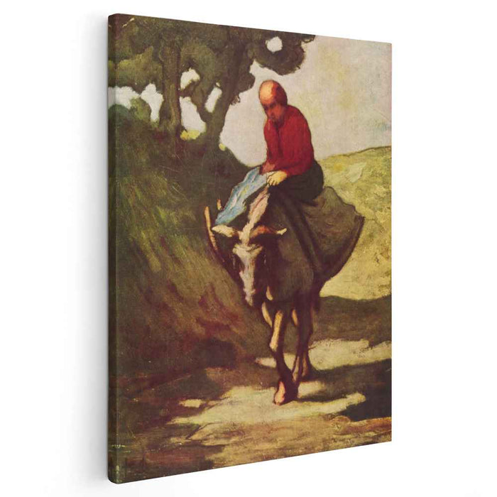 Returning from the market (1870) by Honore Daumier