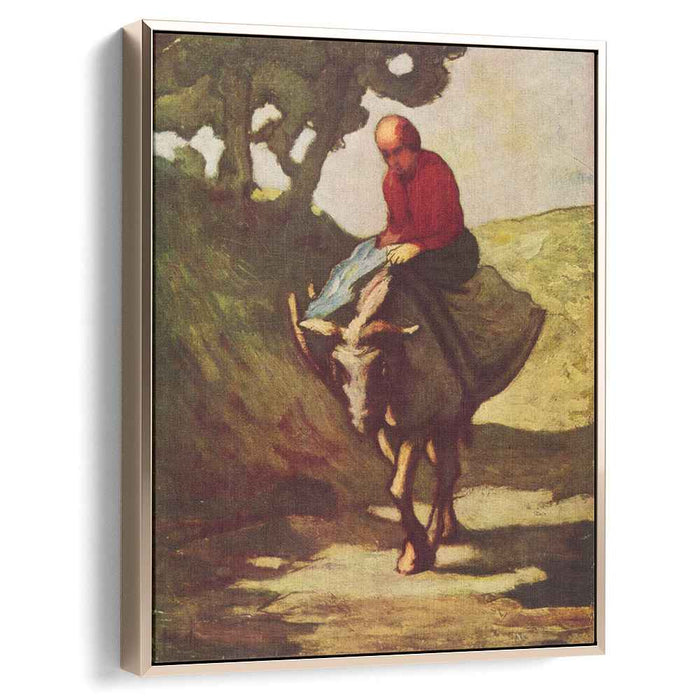 Returning from the market (1870) by Honore Daumier