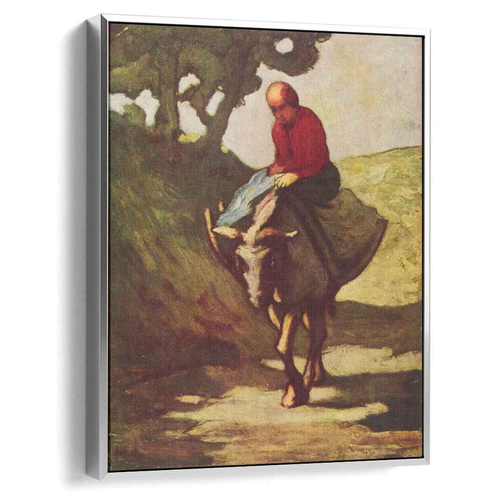 Returning from the market (1870) by Honore Daumier