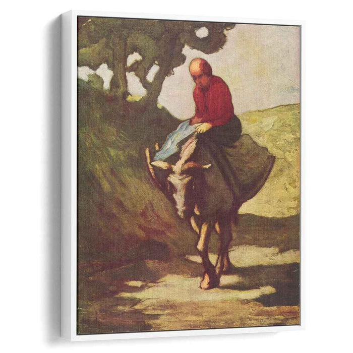 Returning from the market (1870) by Honore Daumier