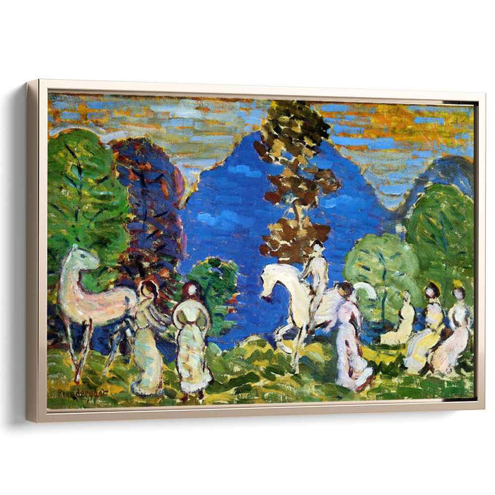 Rider against Blue Hills (1915) by Maurice Prendergast