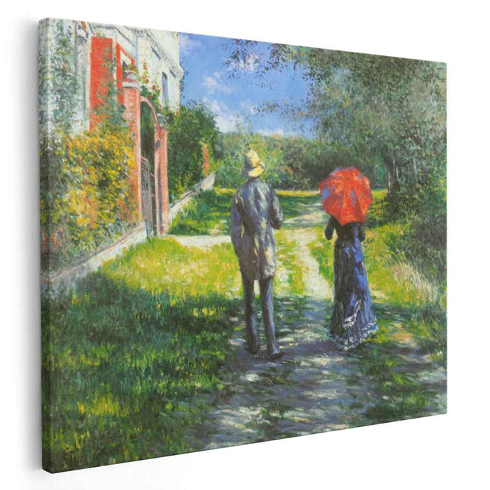 Rising Road (1881) by Gustave Caillebotte