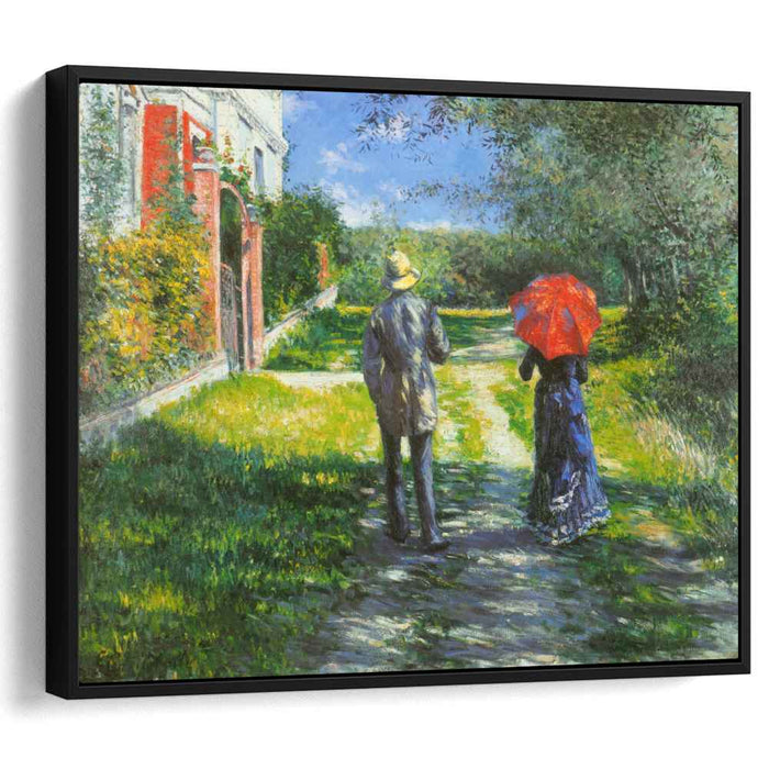 Rising Road (1881) by Gustave Caillebotte