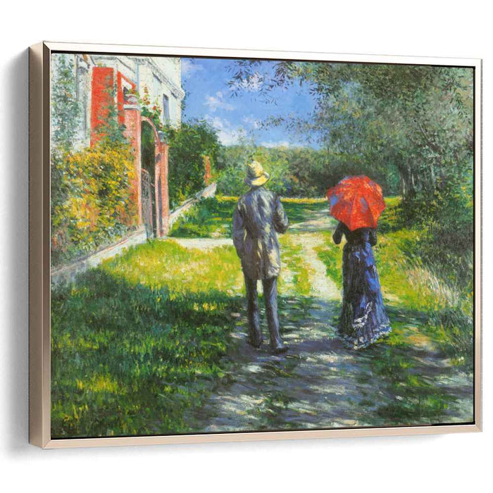 Rising Road (1881) by Gustave Caillebotte