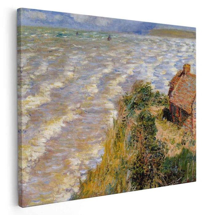 Rising Tide at Pourville (1882) by Claude Monet