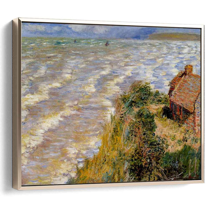 Rising Tide at Pourville (1882) by Claude Monet