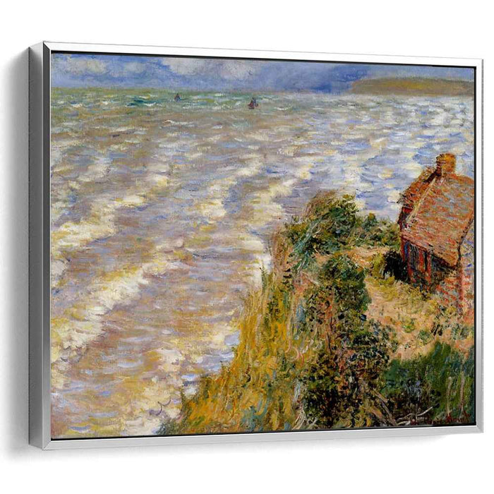 Rising Tide at Pourville (1882) by Claude Monet