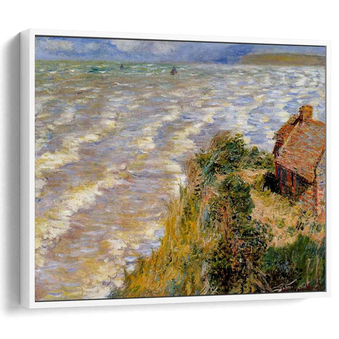 Rising Tide at Pourville (1882) by Claude Monet