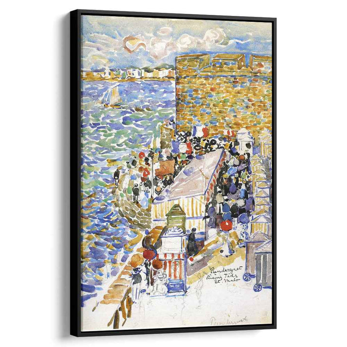 Rising Tide, St. Malo by Maurice Prendergast
