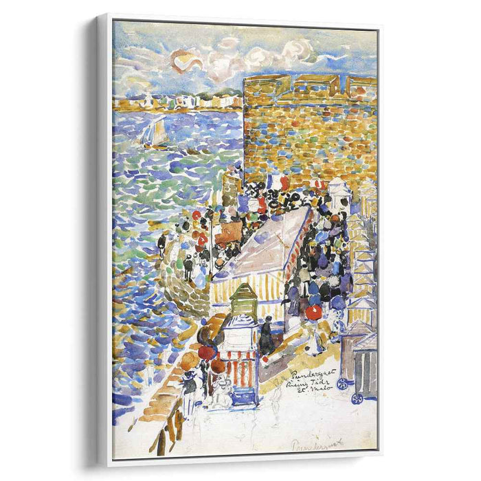 Rising Tide, St. Malo by Maurice Prendergast