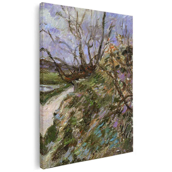 River bank in winter (1881) by Paul Gauguin