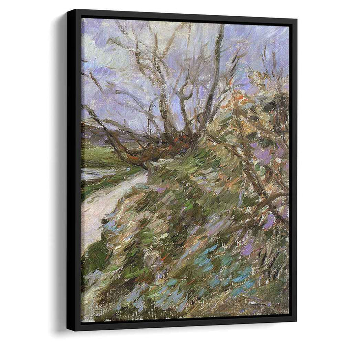 River bank in winter (1881) by Paul Gauguin