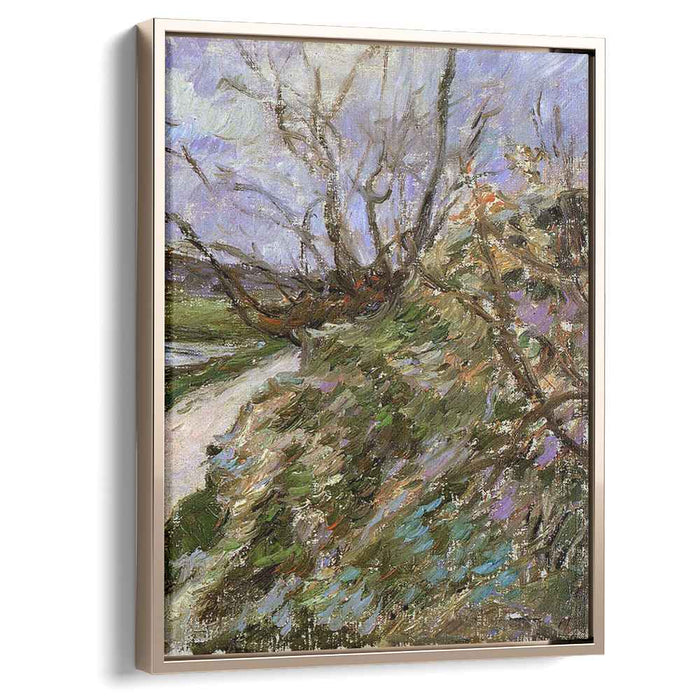 River bank in winter (1881) by Paul Gauguin