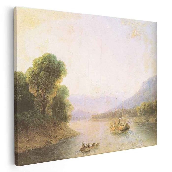River Rioni. Georgia (1880) by Ivan Aivazovsky