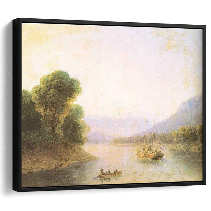 River Rioni. Georgia (1880) by Ivan Aivazovsky