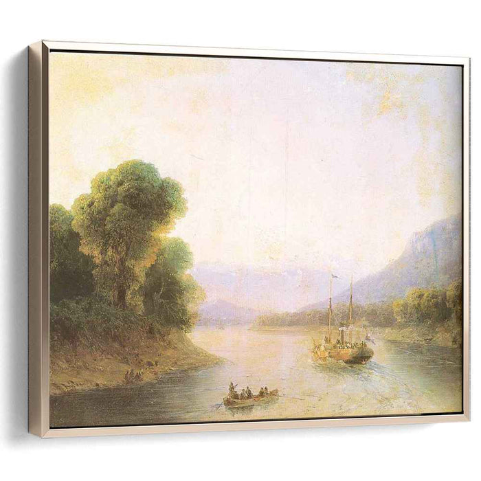 River Rioni. Georgia (1880) by Ivan Aivazovsky