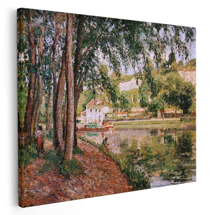 Road along the Loing canal (1902) by Camille Pissarro