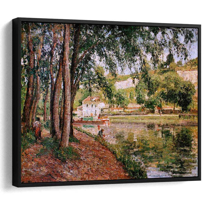 Road along the Loing canal (1902) by Camille Pissarro