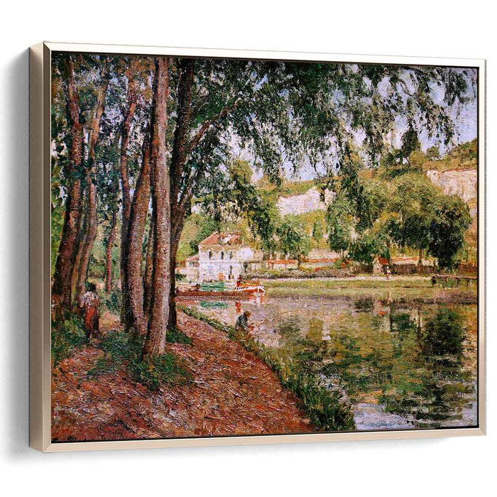 Road along the Loing canal (1902) by Camille Pissarro