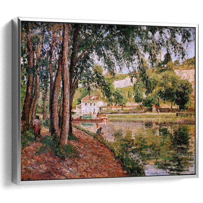 Road along the Loing canal (1902) by Camille Pissarro