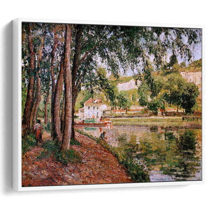 Road along the Loing canal (1902) by Camille Pissarro