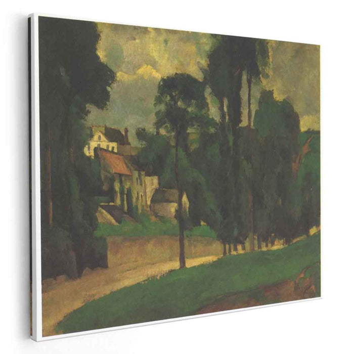 Road at Pontoise (1875) by Paul Cezanne