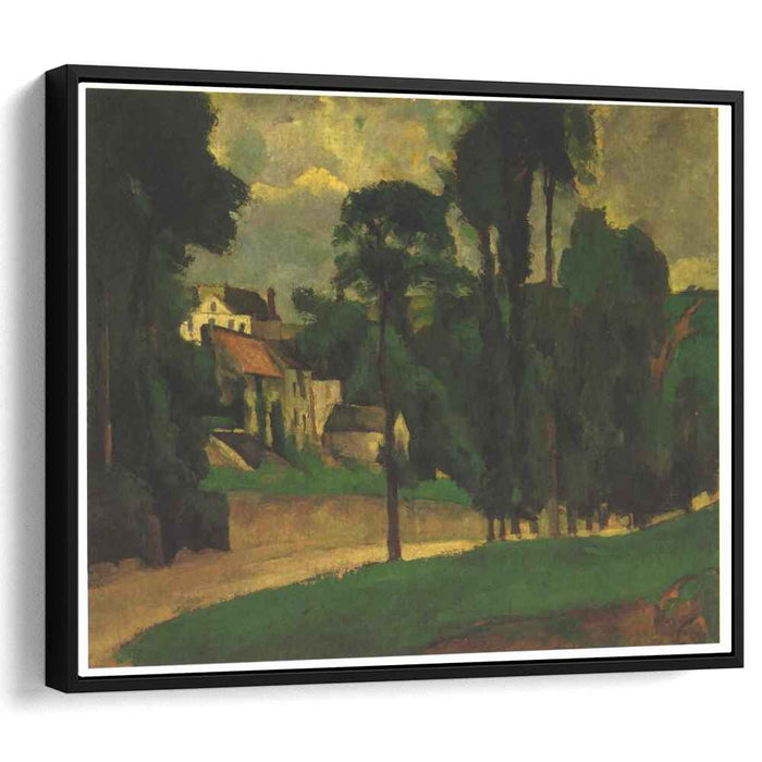 Road at Pontoise (1875) by Paul Cezanne