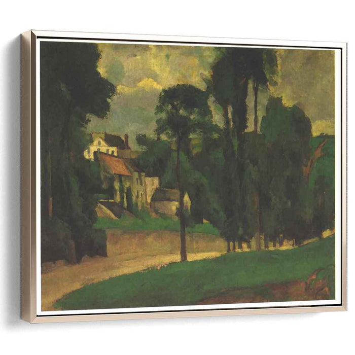 Road at Pontoise (1875) by Paul Cezanne
