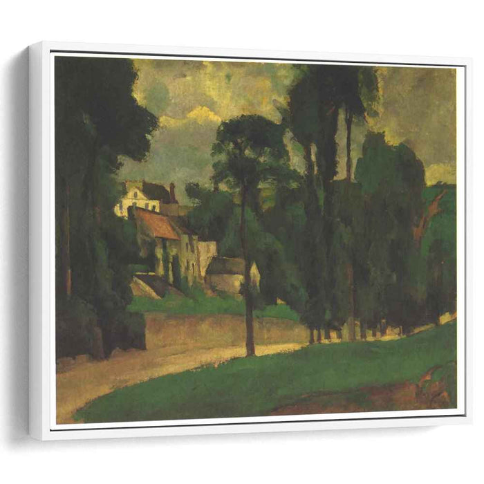 Road at Pontoise (1875) by Paul Cezanne