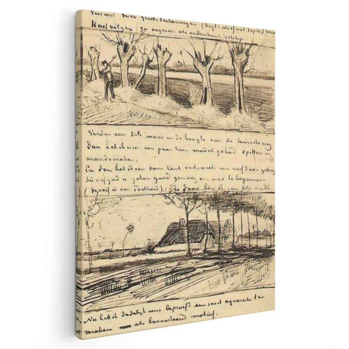 Road with Pollard Willows (1881) by Vincent van Gogh