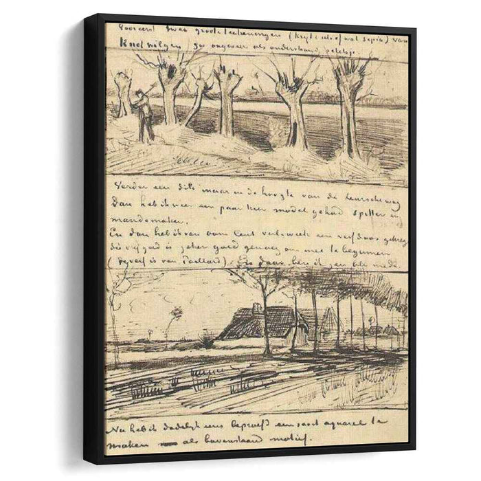 Road with Pollard Willows (1881) by Vincent van Gogh