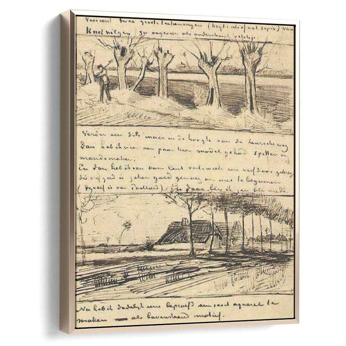 Road with Pollard Willows (1881) by Vincent van Gogh