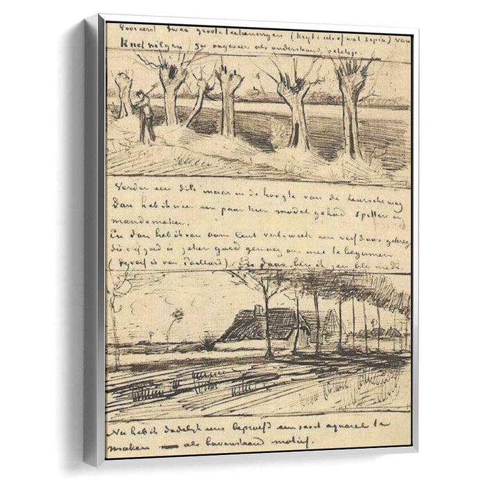 Road with Pollard Willows (1881) by Vincent van Gogh