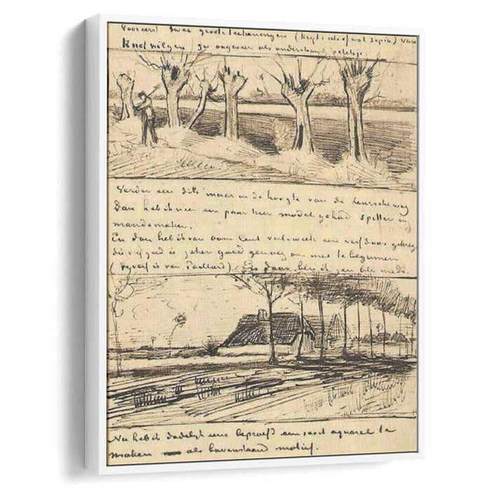 Road with Pollard Willows (1881) by Vincent van Gogh