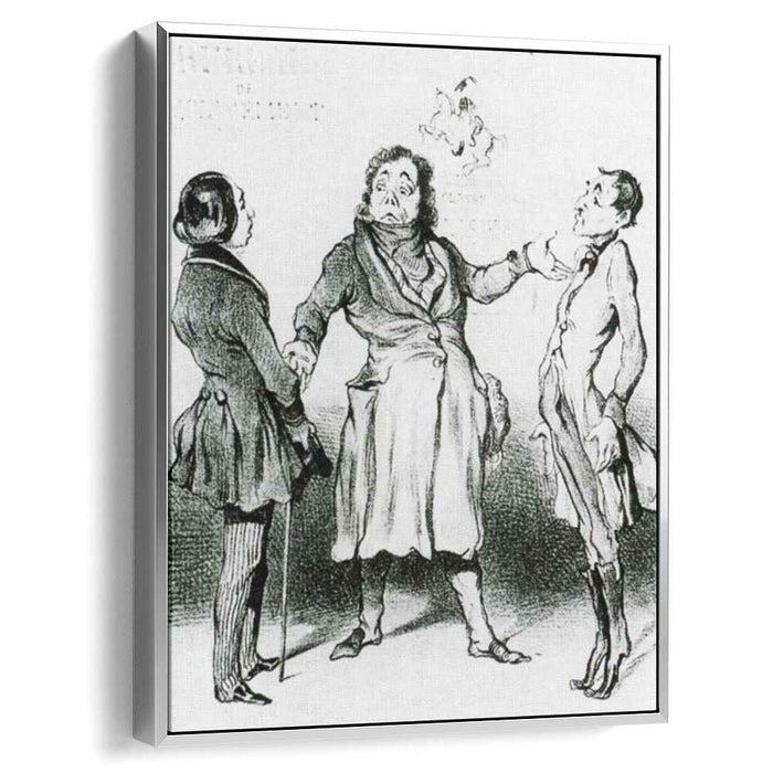 Robert Macaire Bureau of Military Replacements (1839) by Honore Daumier