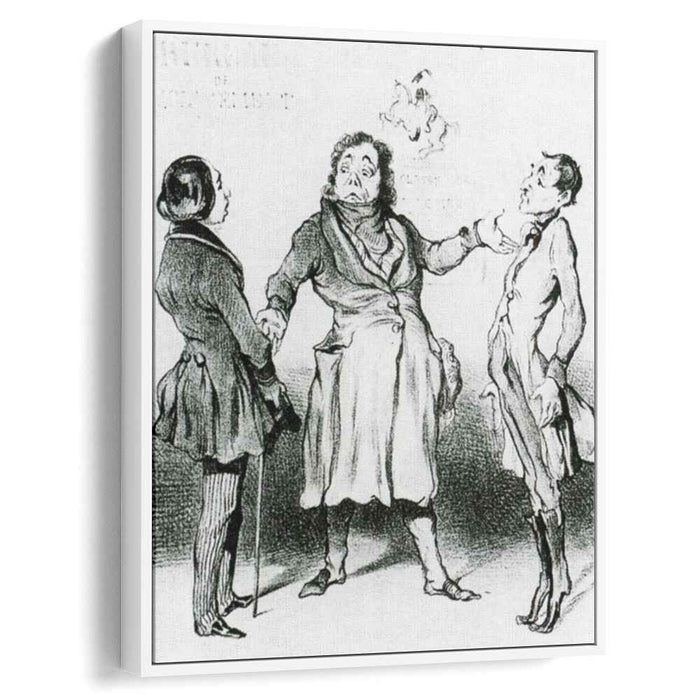 Robert Macaire Bureau of Military Replacements (1839) by Honore Daumier