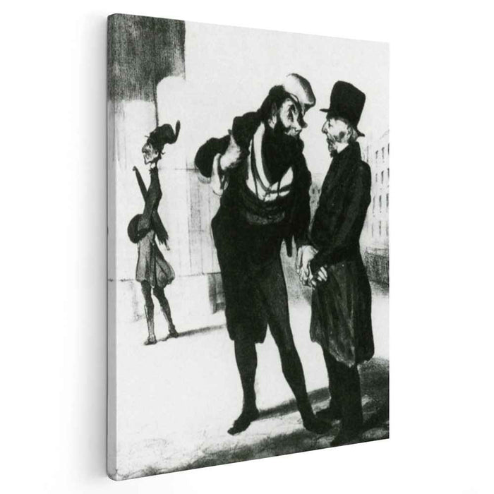 Robert Macaire Business Men (1836) by Honore Daumier