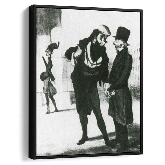 Robert Macaire Business Men (1836) by Honore Daumier