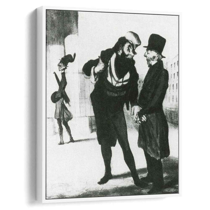 Robert Macaire Business Men (1836) by Honore Daumier