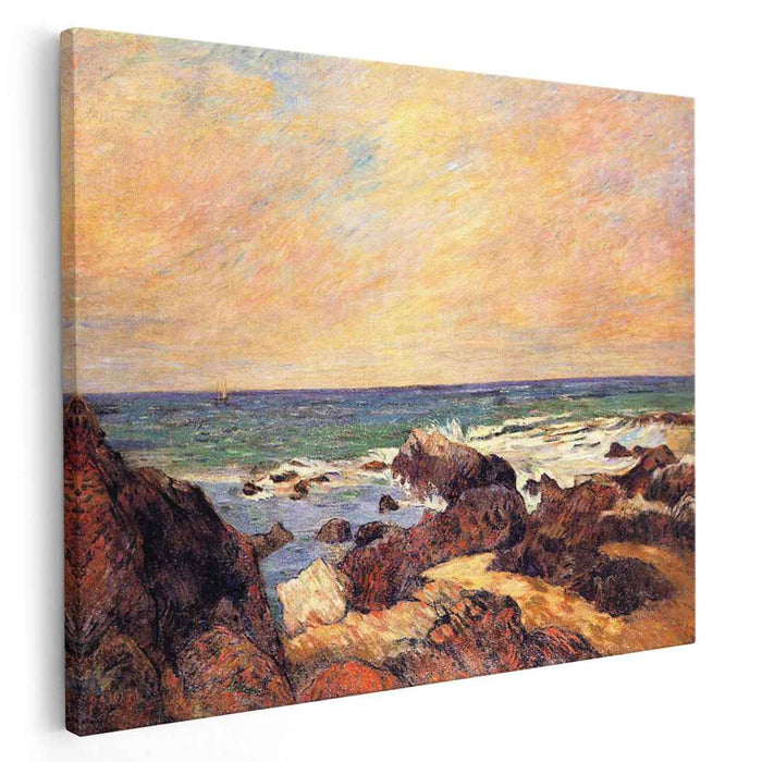 Rocks and sea (1886) by Paul Gauguin