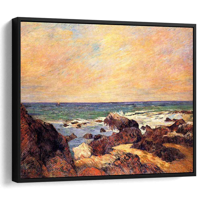 Rocks and sea (1886) by Paul Gauguin