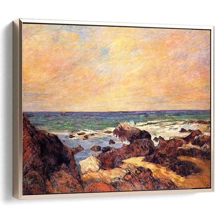 Rocks and sea (1886) by Paul Gauguin