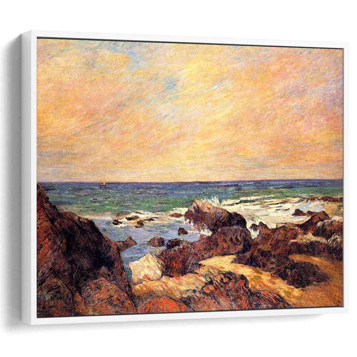 Rocks and sea (1886) by Paul Gauguin