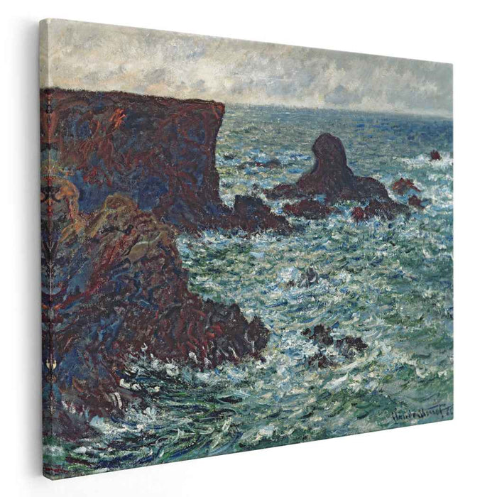 Rocks at Port Coton, the Lion Rock by Claude Monet