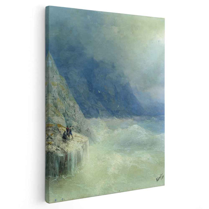 Rocks in the mist (1890) by Ivan Aivazovsky