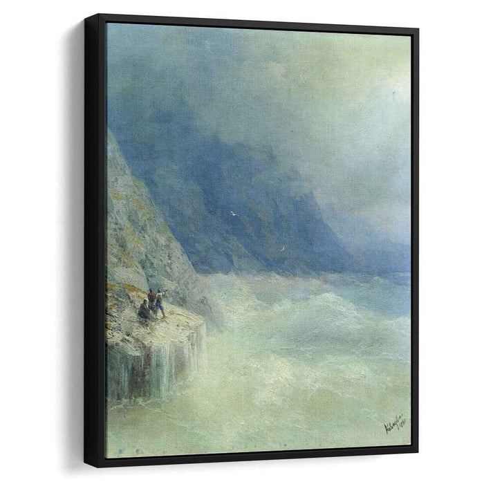 Rocks in the mist (1890) by Ivan Aivazovsky