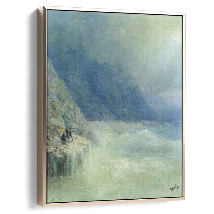 Rocks in the mist (1890) by Ivan Aivazovsky