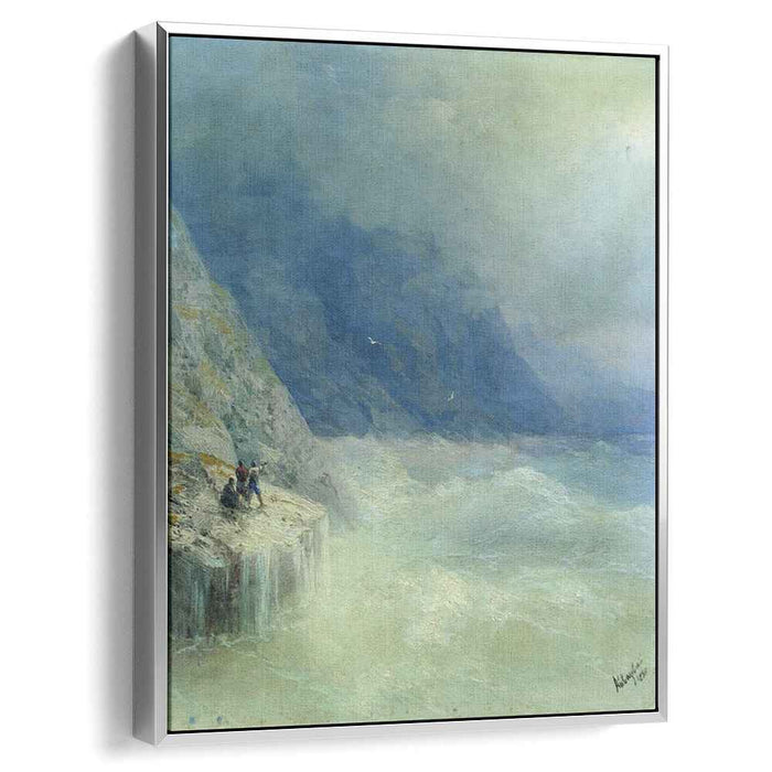 Rocks in the mist (1890) by Ivan Aivazovsky