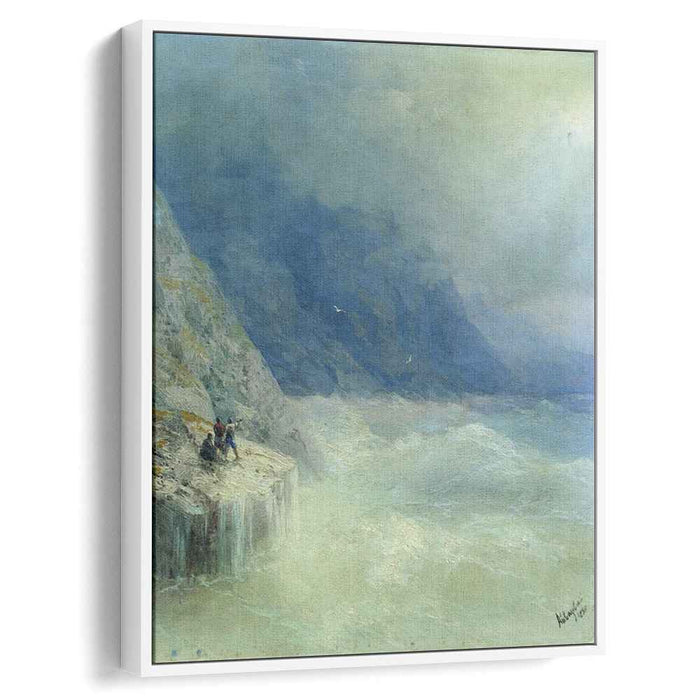 Rocks in the mist (1890) by Ivan Aivazovsky