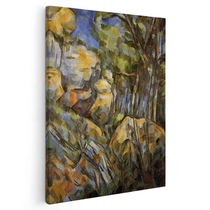 Rocks near the Caves below the Chateau Noir (1904) by Paul Cezanne